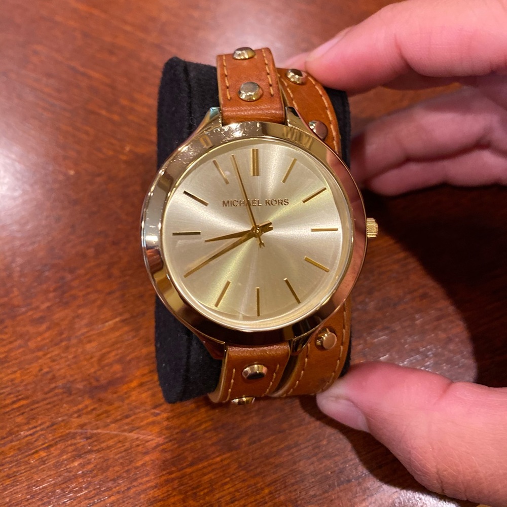 Michael kors double wrap watch